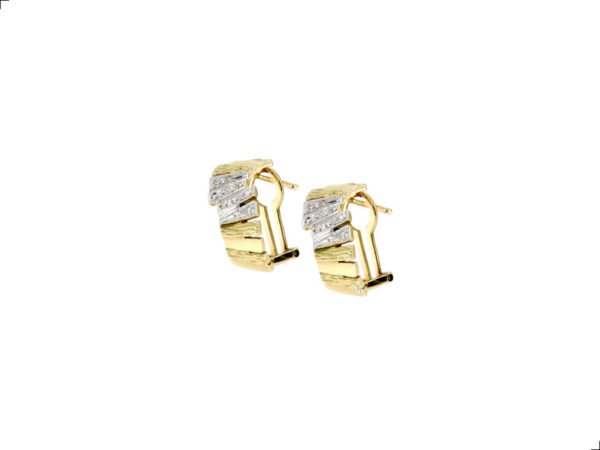 Aretes Oro 14k 2 Tonos Escalinata By Thiago Turcott® - Image 2
