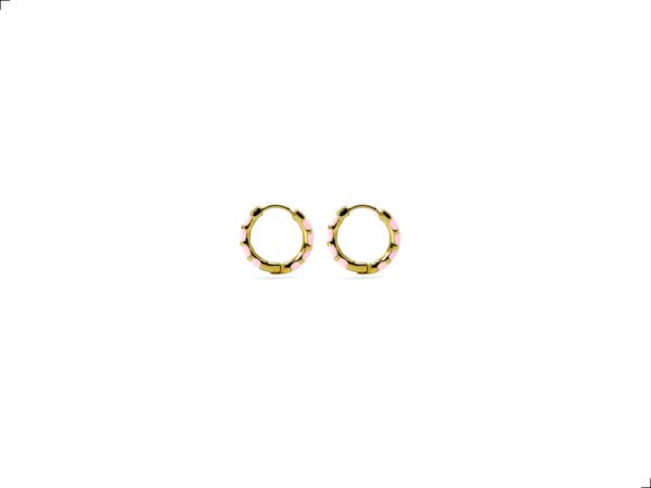 Arracadas Titanio 18k Zebra Rosa By Thiago Turcott® - Image 3