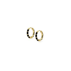 Arracadas Titanio 18k Zebra Negro By Thiago Turcott®