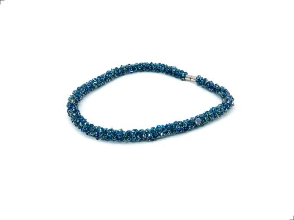 Collar Serpentina Swarovski Preciosa Azul By Thiago Turcott® - Image 4