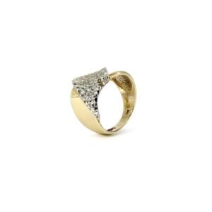 Anillo Oro 14k 2 Tonos Fular By Thiago Turcott®