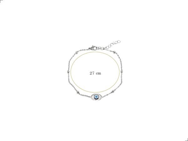 Pulsera Ojo Turco Eslabones Titanio 18k By Thiago Turcott® - Image 5
