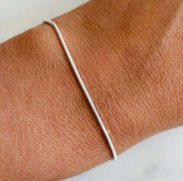 Pulsera Titanio 18k Cola De Topo Silver By Thiago Turcott® - Image 6