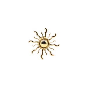 Prendedor Broche Sol Brillante Gold Filled By Thiago Turcott®