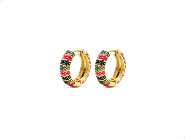 Aretes Gold Filled 18k Enamel Multicolor By Thiago Turcott®