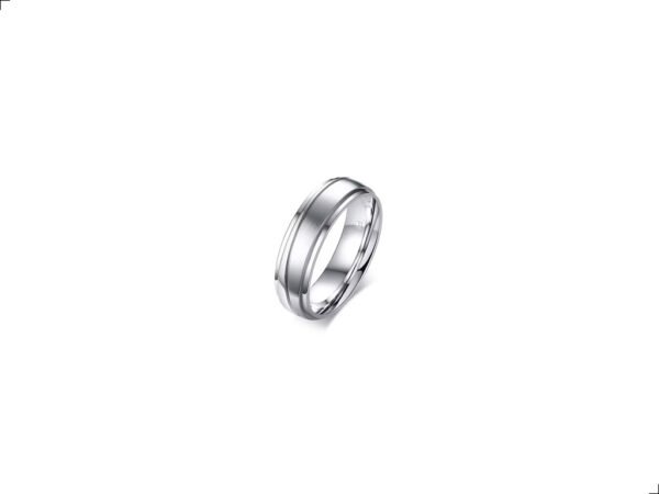 Argolla Matrimonio Confort Caballero Titanio 18k By Thiago Turcott®