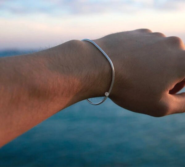 Pulsera Titanio 18k Cola De Topo Silver By Thiago Turcott® - Image 8