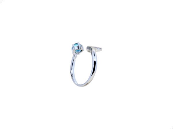 Anillo Aguamarina Plata 1ra Ley 925 Sirena By Thiago Turcott® - Image 2