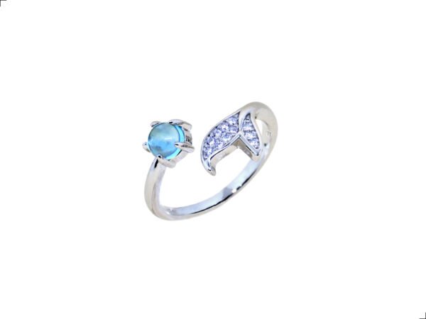 Anillo Aguamarina Plata 1ra Ley 925 Sirena By Thiago Turcott® - Image 8