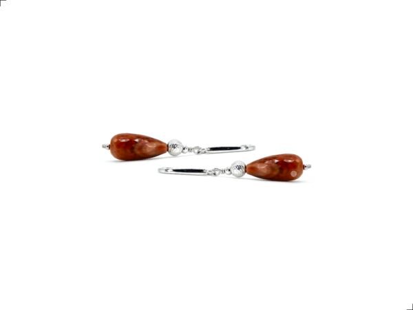 Aretes Drop Cornelian Plata Esterlina 925 By Thiago Turcott® - Image 2