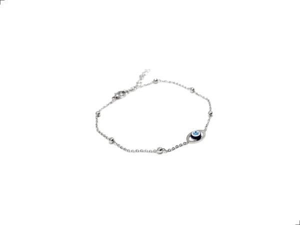 Pulsera Ojo Turco Eslabones Titanio 18k By Thiago Turcott® - Image 2
