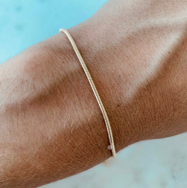 Pulsera Titanio 18k Cola De Topo Silver By Thiago Turcott® - Image 4