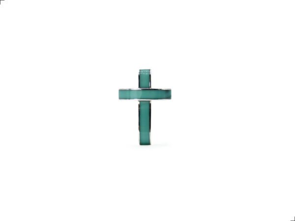Collar Cruz Enamel Plata De 1ra Ley 925 By Thiago Turcott® - Image 2