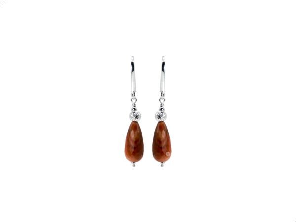 Aretes Drop Cornelian Plata Esterlina 925 By Thiago Turcott®