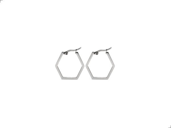 Aretes Pentágono Titanio 18K By Thiago Turcott®