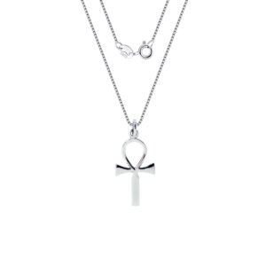 Collar Cruz Egipcia Plata De 1ra Ley 925 By Thiago Turcott®
