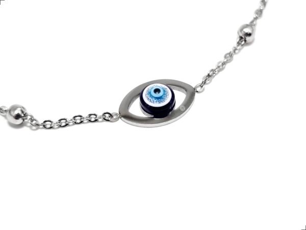Pulsera Ojo Turco Eslabones Titanio 18k By Thiago Turcott® - Image 3