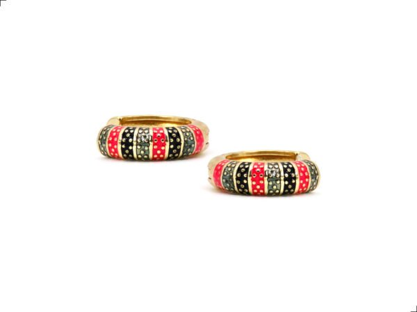 Aretes Gold Filled 18k Enamel Multicolor By Thiago Turcott® - Image 2