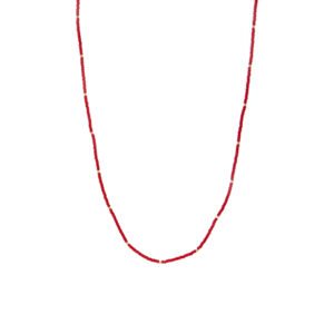 Collar Coral 2 Mm Oro 14k/plata 925 56 Cms By Thiago Turcott®