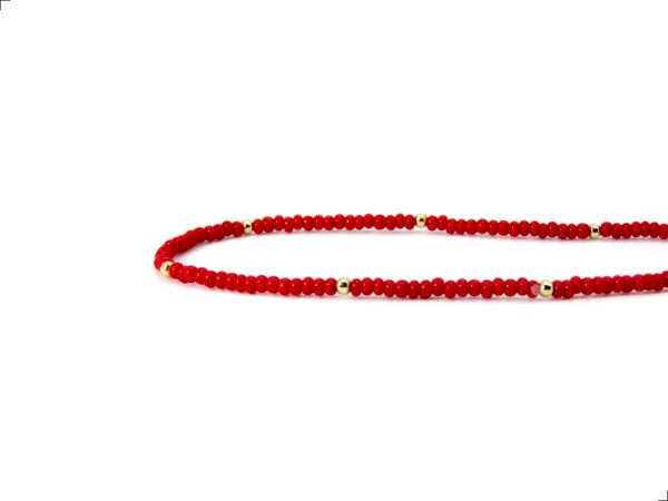 Collar Coral Oro 14k Mix Plata De 1ra Ley 925 Largo 62 Cms By Thiago Turcott® - Image 2
