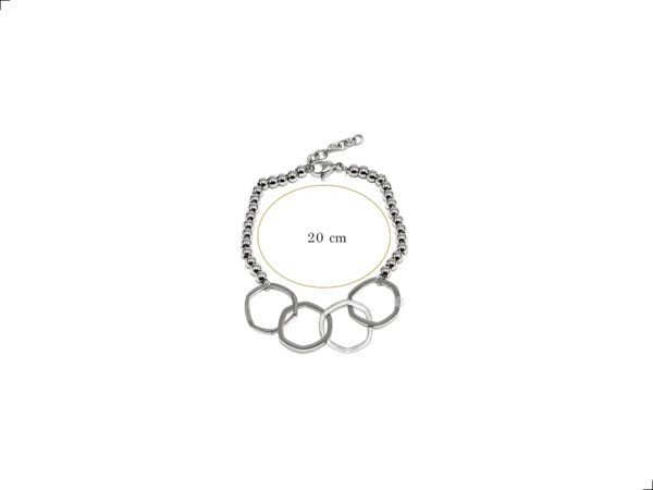 Pulsera Bolas Aros Titanio 18k By Thiago Turcott® - Image 4