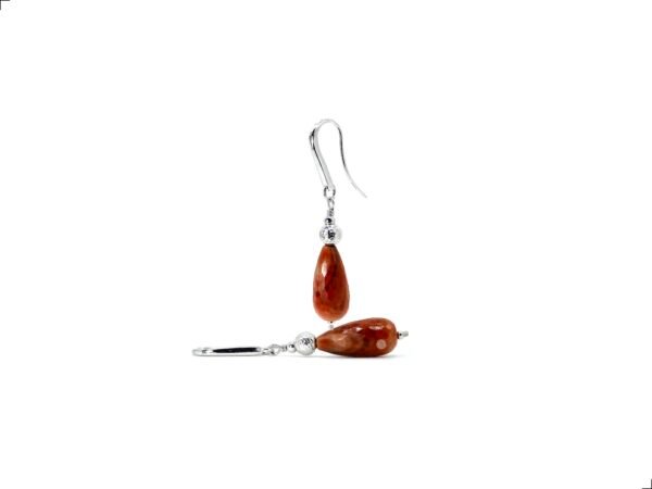 Aretes Drop Cornelian Plata Esterlina 925 By Thiago Turcott® - Image 4