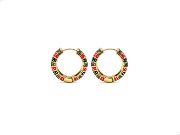 Aretes Gold Filled 18k Enamel Multicolor By Thiago Turcott® - Image 3
