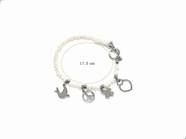 Pulsera Perlas Símbolos Titanio 18k By Thiago Turcott® - Image 5