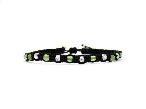 Pulsera Peridoto Natural Macramé By Thiago Turcott®