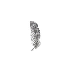 Prendedor Broche Pluma Chips Gold Filled By Thiago Turcott®