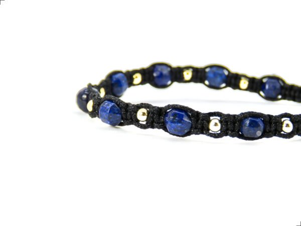 Pulsera Lapislázuli Shambhala Oro Italiano 14k By Thiago Turcott® - Image 2