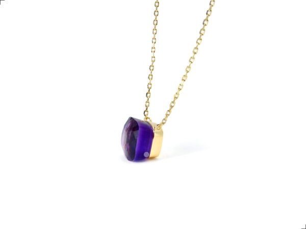 Collar Nudo Amatista Plata 1ra Ley 925/18k Gold Plating - Image 3
