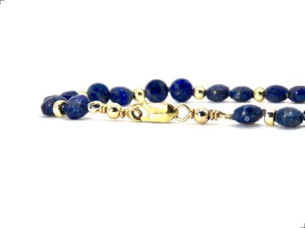 Pulsera Lapislázuli Oro Italiano 14k By Thiago Turcott® - Image 3