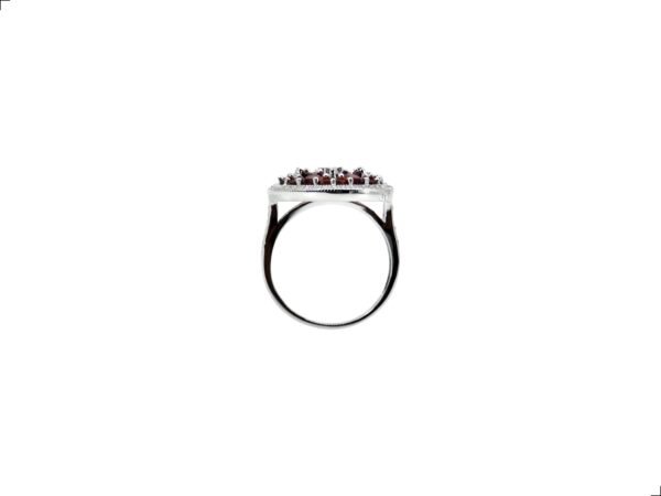 Anillo Granate Plata 1ra Ley 925 Soleil By Thiago Turcott® - Image 5