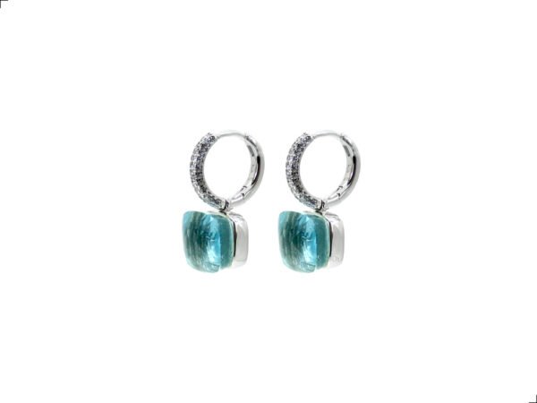 Aretes Nudo Topaz Plata Esterlina 925 - Image 4