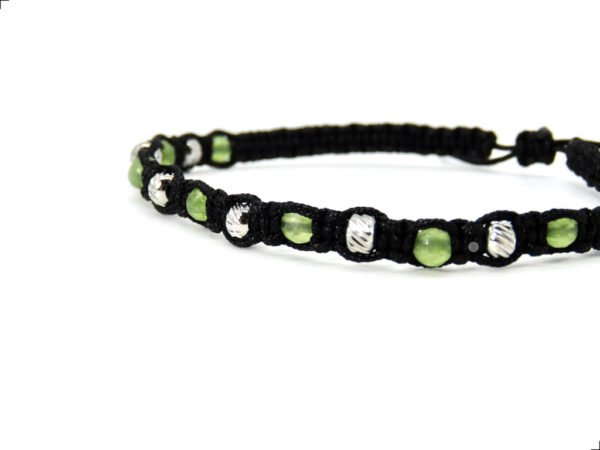 Pulsera Peridoto Natural Macramé By Thiago Turcott® - Image 2
