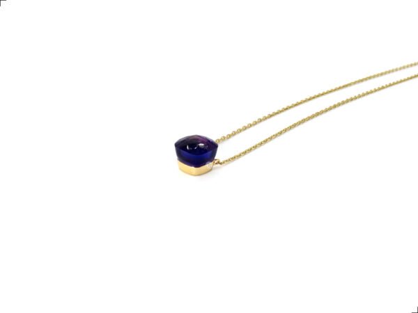 Collar Nudo Amatista Plata 1ra Ley 925/18k Gold Plating - Image 2