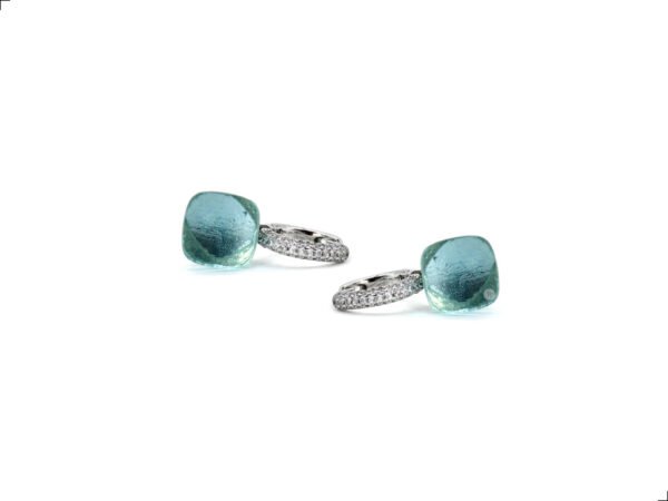 Aretes Nudo Topaz Plata Esterlina 925 - Image 3