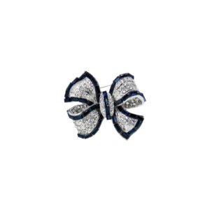 Prendedor Broche Moño Zafiro Gold Filled By Thiago Turcott®