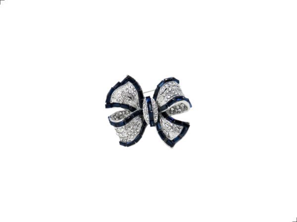 Prendedor Broche Moño Zafiro Gold Filled By Thiago Turcott®