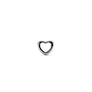 Charm Corazón Bisel Titanio 18k By Thiago Turcott®