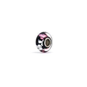 Charm Orquídeas 2 Tonos Murano Negro Titanio 18k By Thiago Turcott®