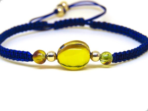Pulsera Ámbar Chiapas Oro Italiano 14k Cabuchón By Thiago Turcott® - Image 2