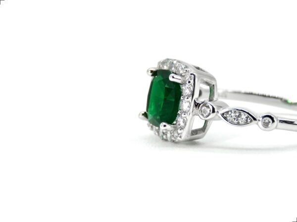 Anillo Esmeralda Plata 1ra Ley 925 Square By Thiago Turcott® - Image 3