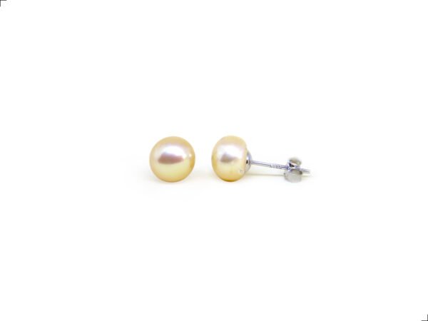 Aretes Perla Natural Plata 1ra Ley 925 By Thiago turcott® - Image 4