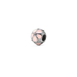 Charm Flores Rosas En Titanio 18k By Thiago Turcott®