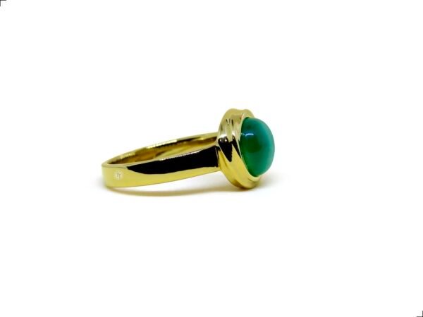 Anillo Titanio Ojo De Gato Verde By Thiago Turcott® - Image 2