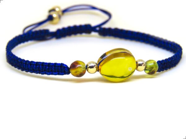 Pulsera Ámbar Chiapas Oro Italiano 14k Cabuchón By Thiago Turcott® - Image 4