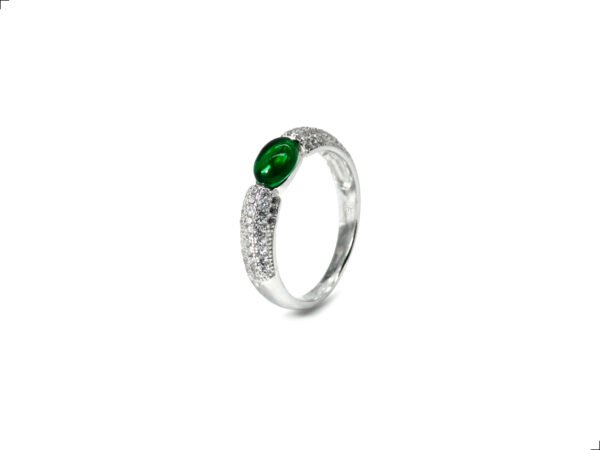 Anillo Esmeralda Cultivada Plata 925 By Thiago Turcott®