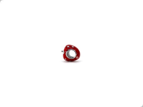 Charm Fresa Titanio 18k Red Enamel By Thiago Turcott® - Image 3
